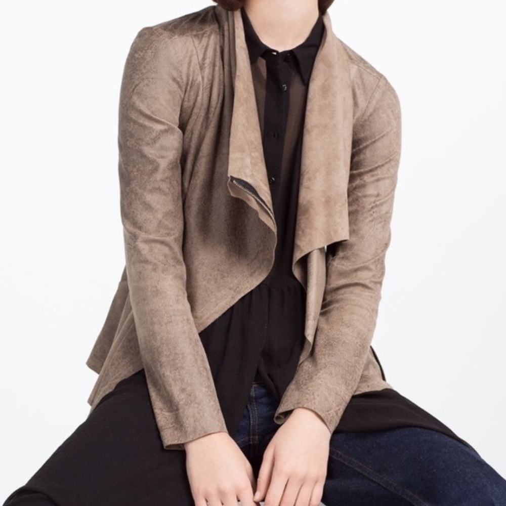 Zara Faux LeatherJacket - Picture 5 of 7